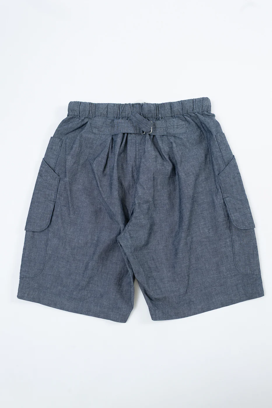 2323E-MC - E-Z Dee's Shorts Medium Weight Chambray - Indigo - Image 5