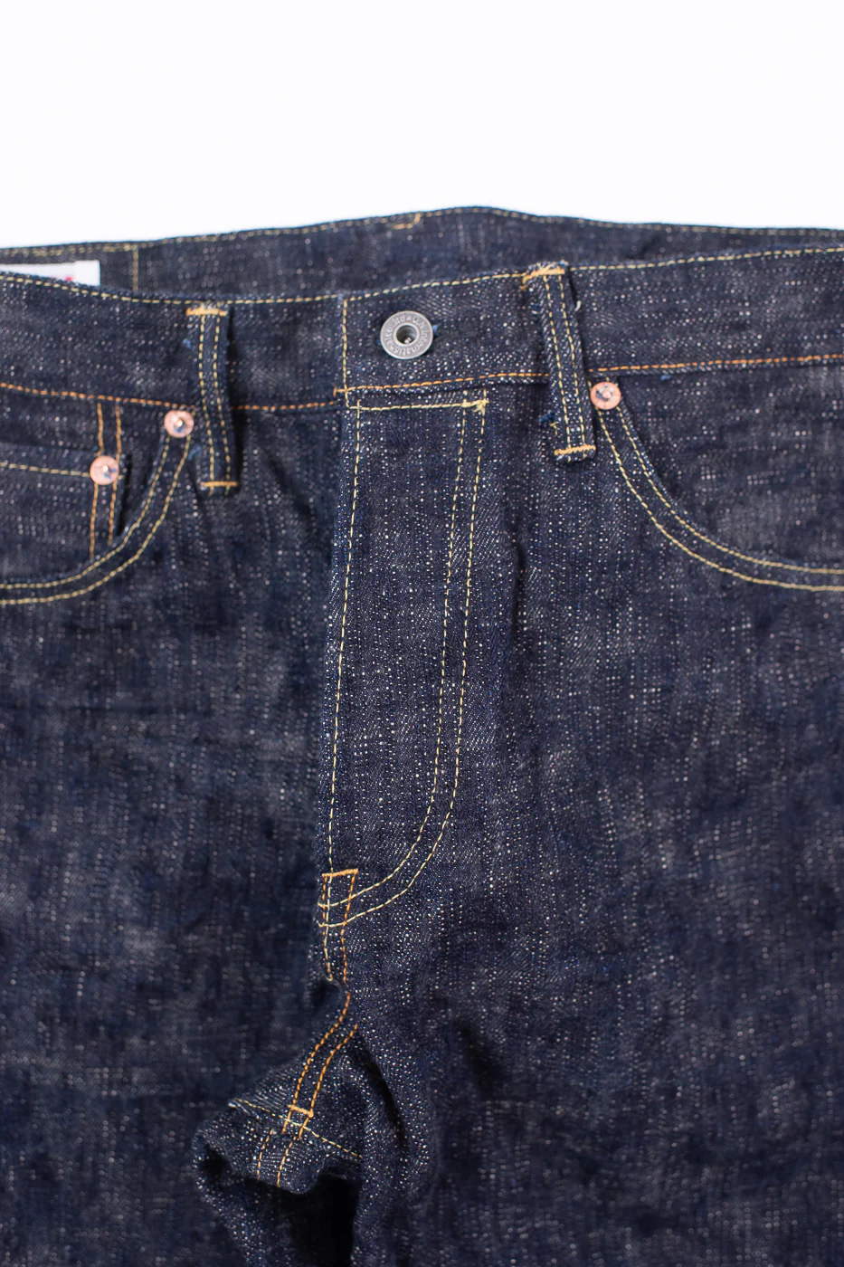 246-KA - 17oz "Kasuri" Slub Selvedge Denim - Clean Straight - Image 3