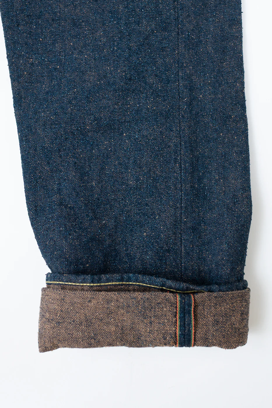 246CCD-MOCA - 15oz "Concrete Denim Mocha" Selvedge Denim - Clean Straight - Image 5