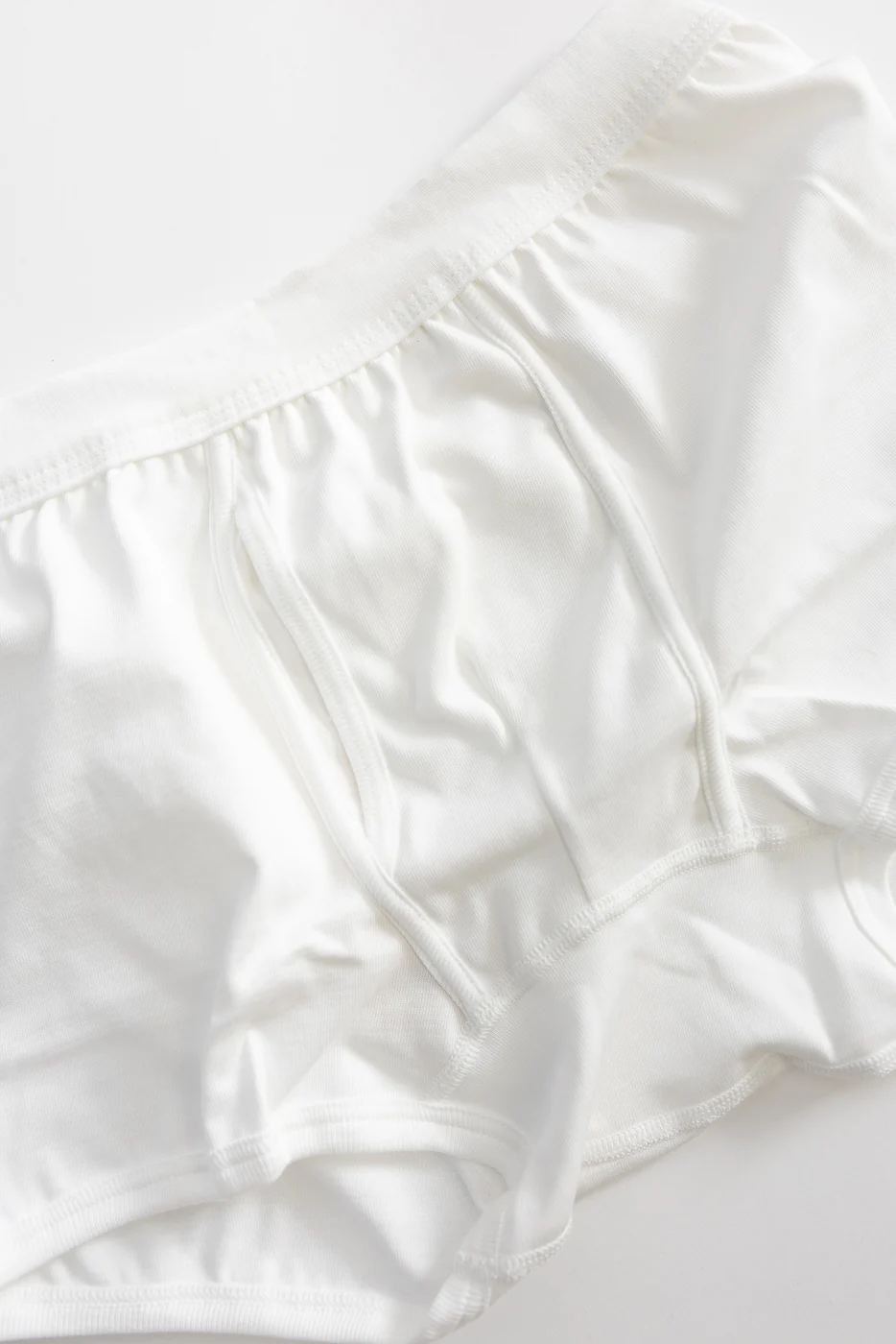 254.01 - Loopwheeled Boxer Brief - White - Image 2