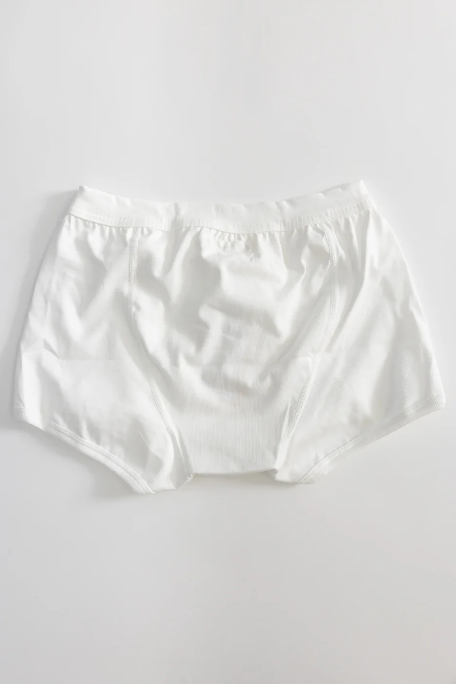 254.01 - Loopwheeled Boxer Brief - White - Image 3