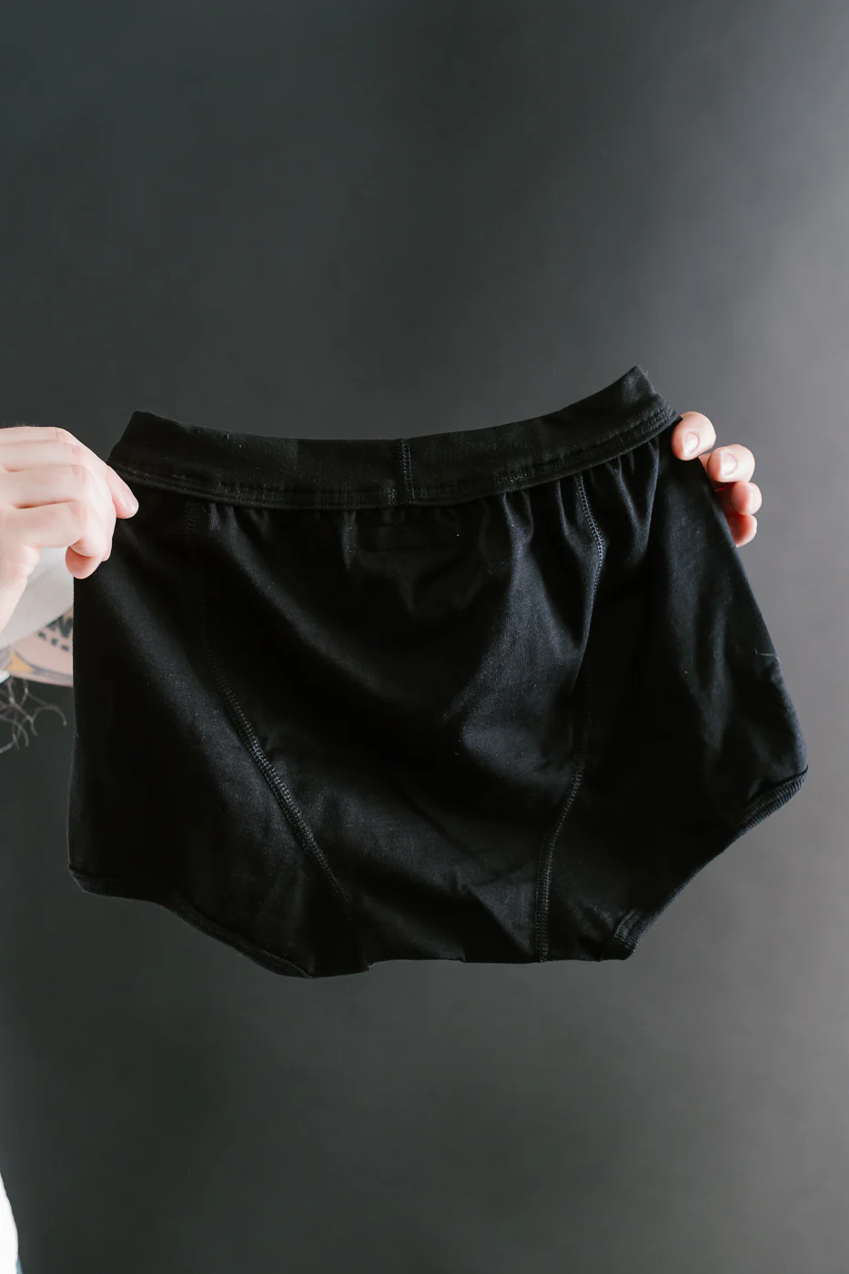 254.99 - Loopwheeled Boxer Brief - Deep Black - Image 4