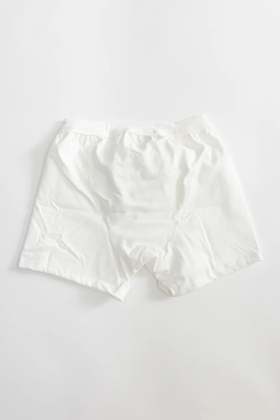 255.01 - Loopwheeled Boxer Button Fly - White - Image 3