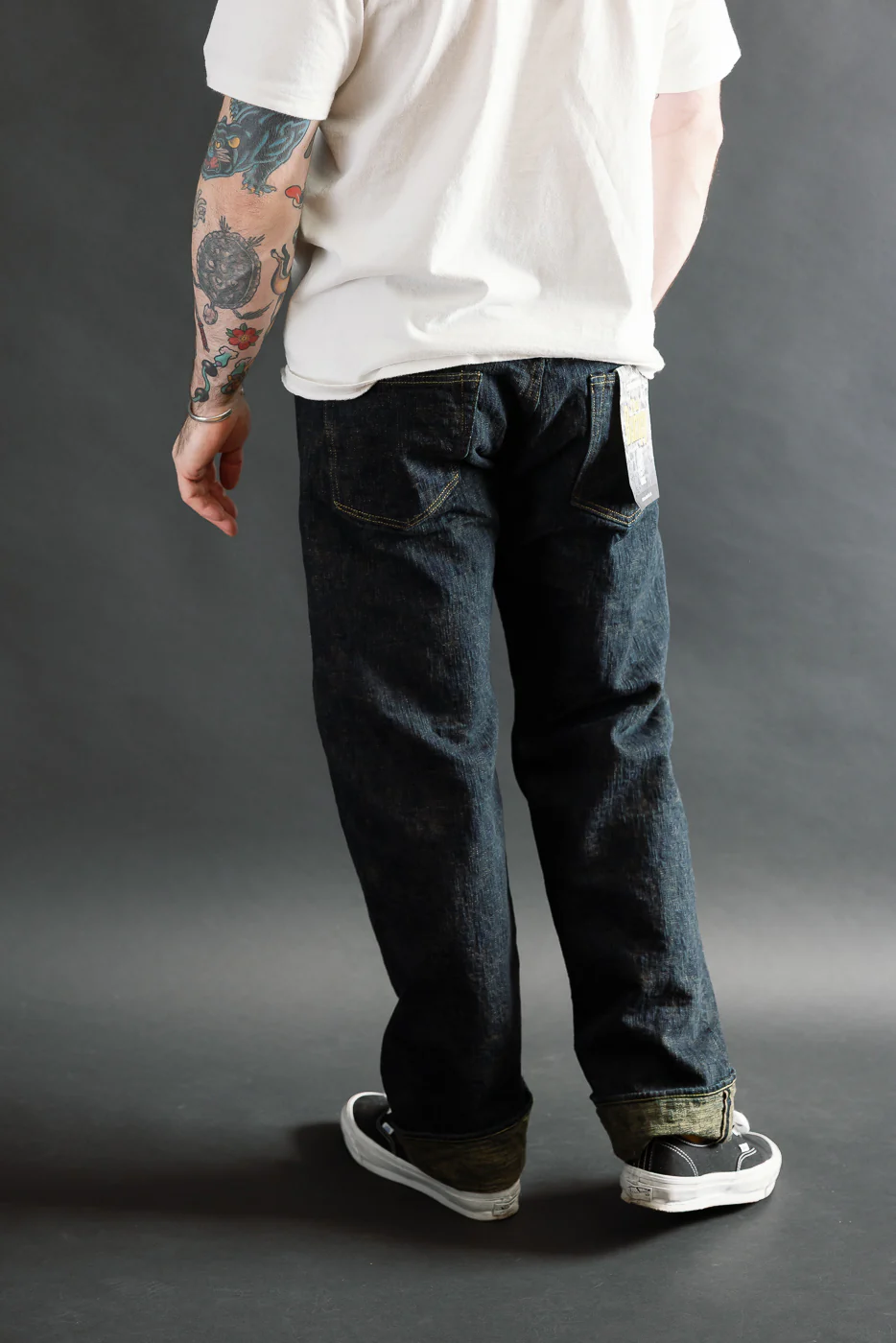 277BUM-KS - 17oz Bumpy Denim Kusaki - Just Right Straight - Image 13