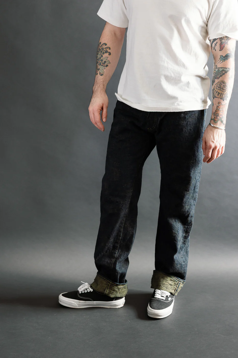 277BUM-KS - 17oz Bumpy Denim Kusaki - Just Right Straight - Image 14