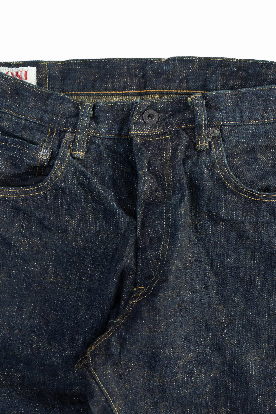 277BUM-KS - 17oz Bumpy Denim Kusaki - Just Right Straight - Image 3