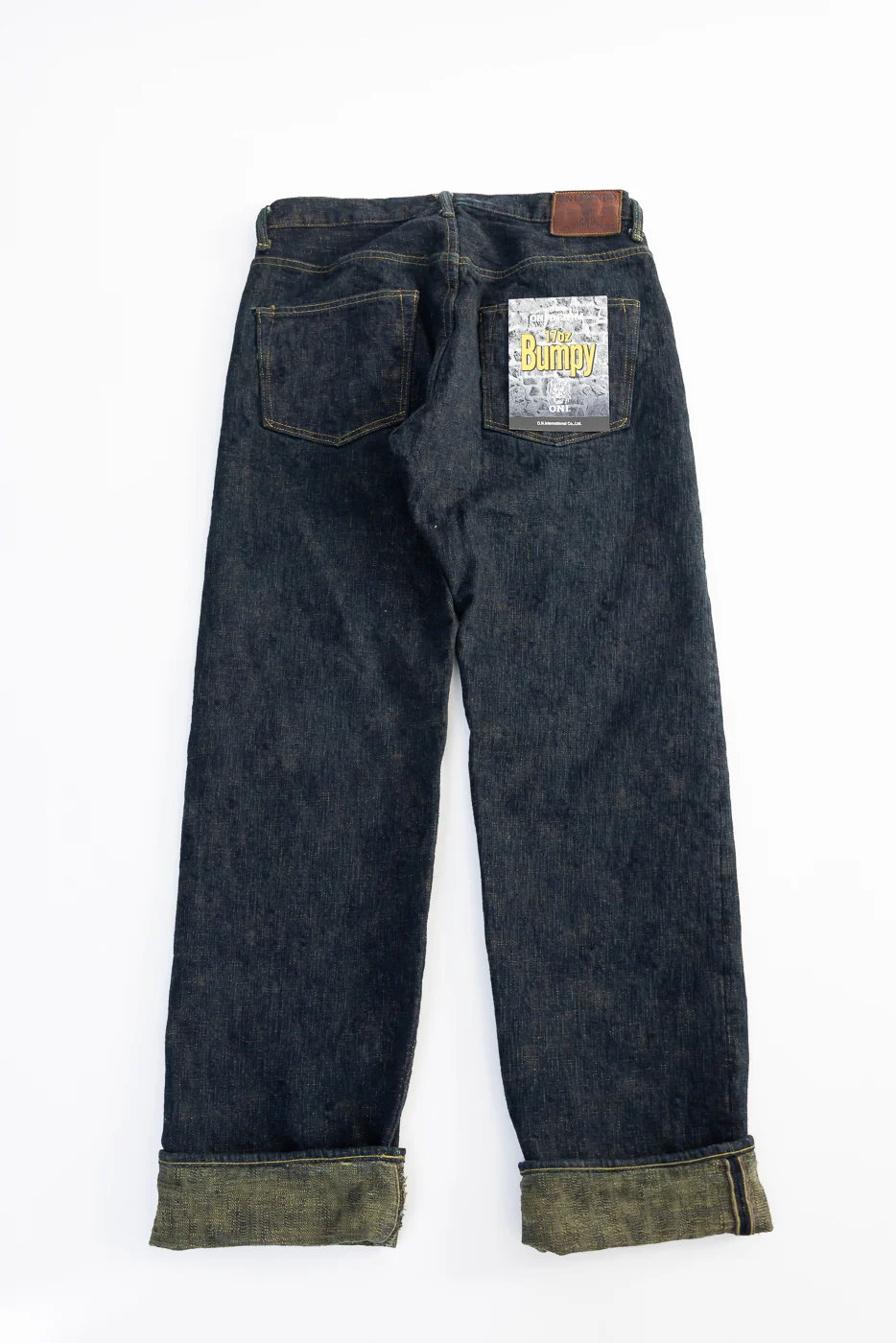 277BUM-KS - 17oz Bumpy Denim Kusaki - Just Right Straight - Image 6