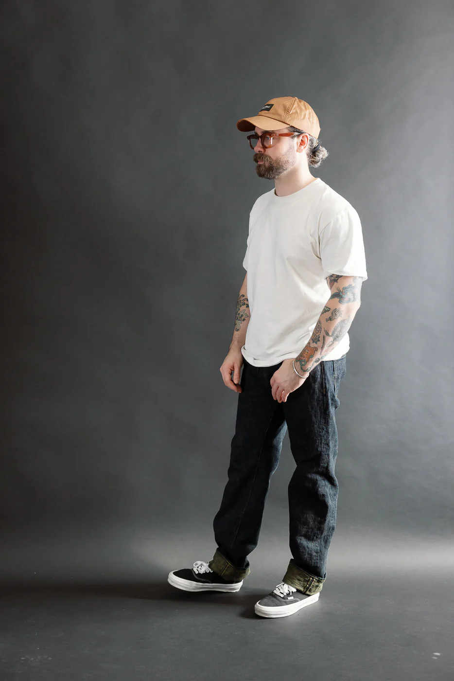 277BUM-KS - 17oz Bumpy Denim Kusaki - Just Right Straight - Image 8