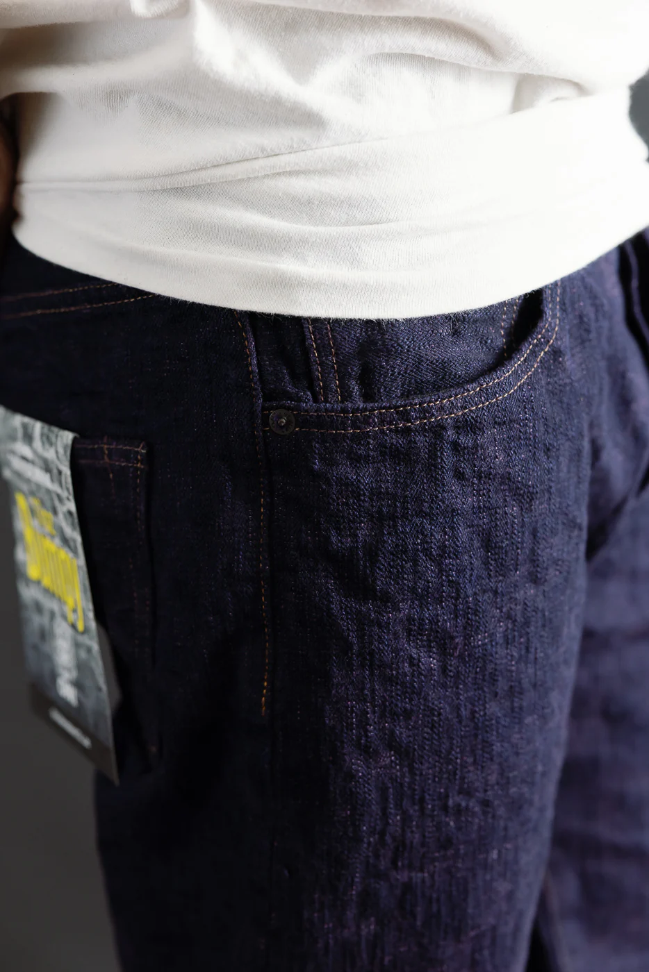277BUM-MU - 17oz Bumpy Denim Murasaki - Just Right Straight - Image 17