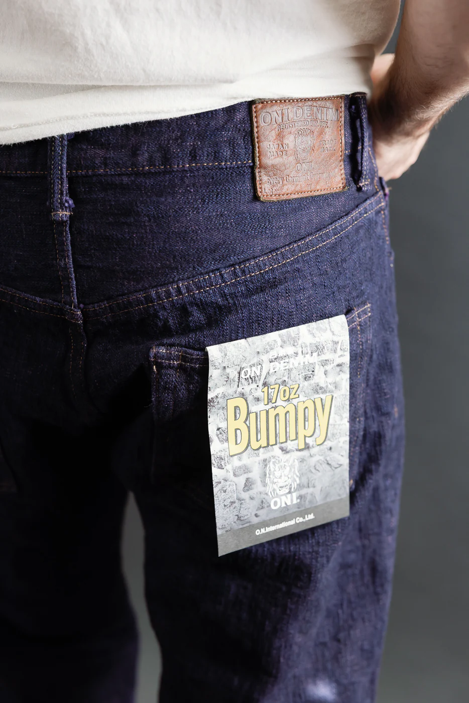 277BUM-MU - 17oz Bumpy Denim Murasaki - Just Right Straight - Image 18