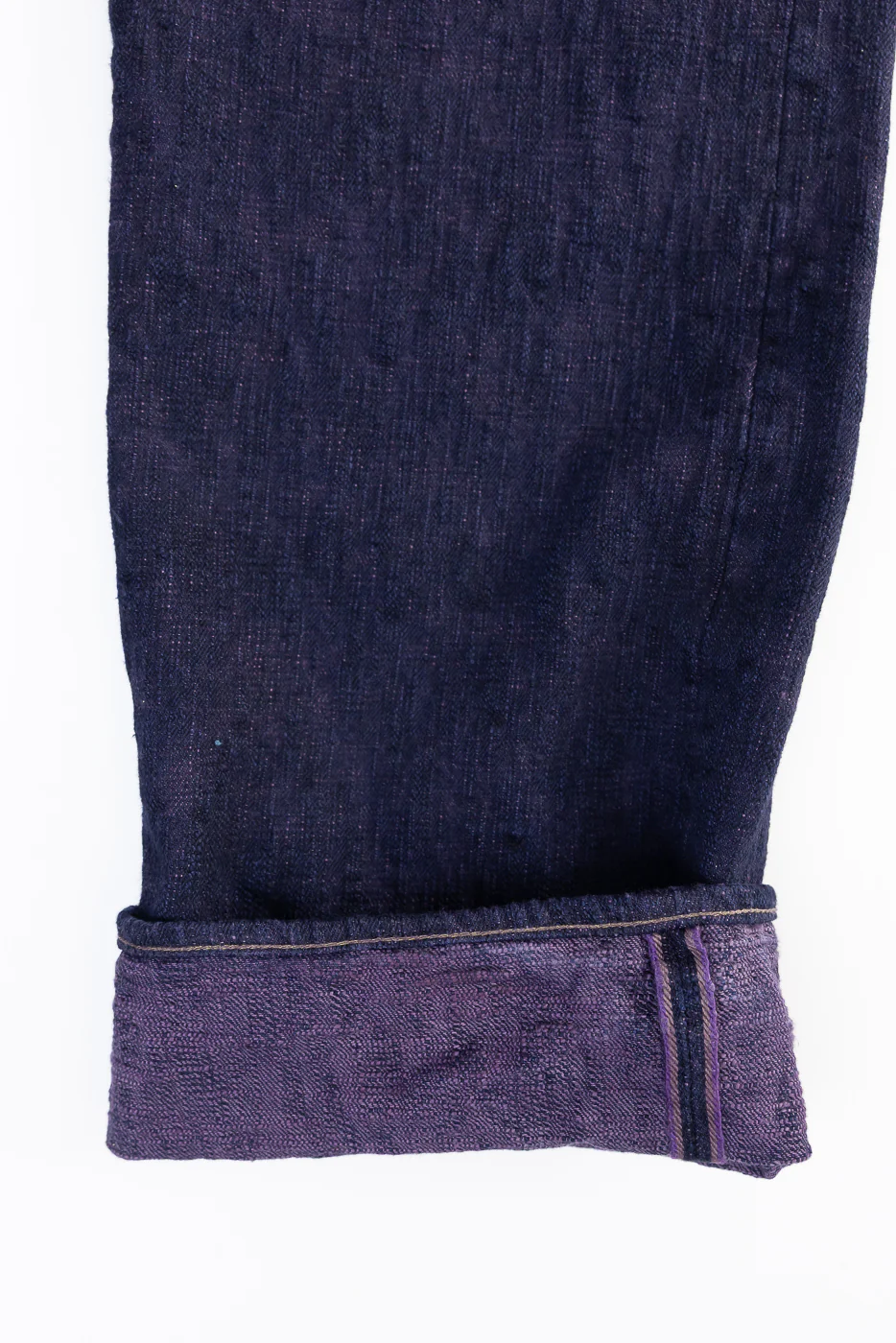 277BUM-MU - 17oz Bumpy Denim Murasaki - Just Right Straight - Image 5
