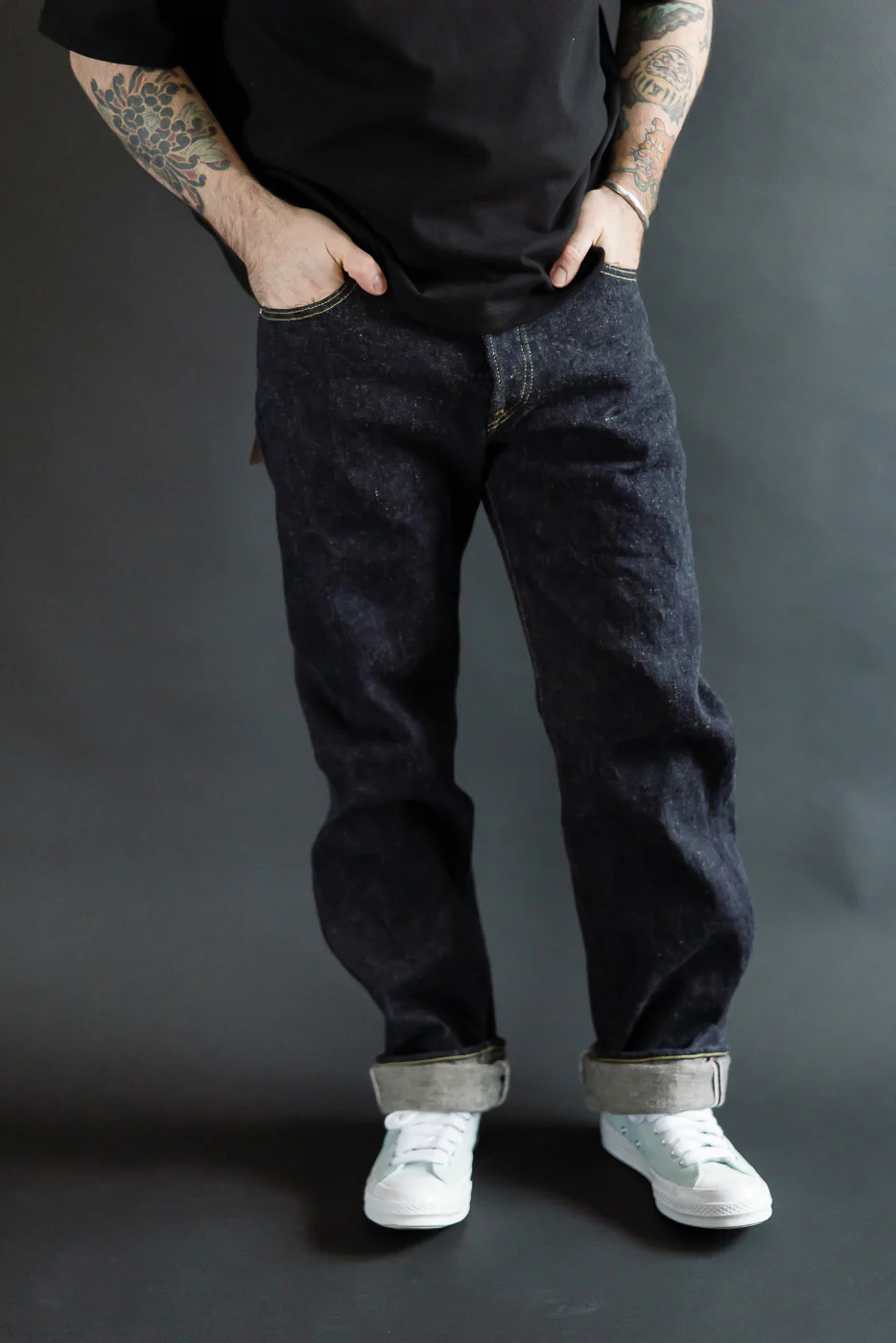 288-DIZR - 20oz "Dark Indigo Secret Denim" Selvedge Jeans - Classic Straight - Image 10