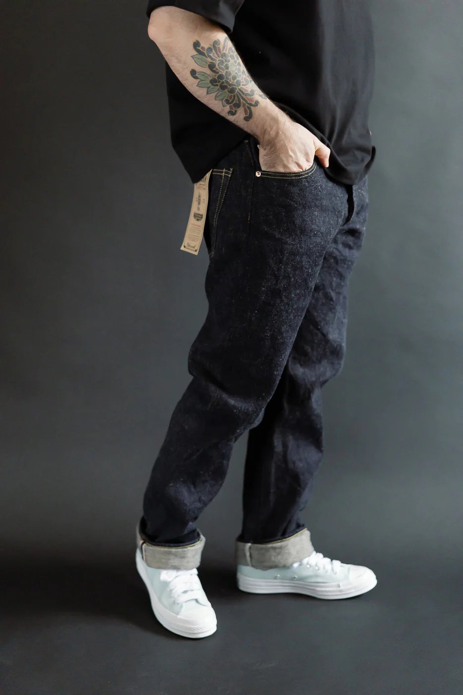 288-DIZR - 20oz "Dark Indigo Secret Denim" Selvedge Jeans - Classic Straight - Image 11