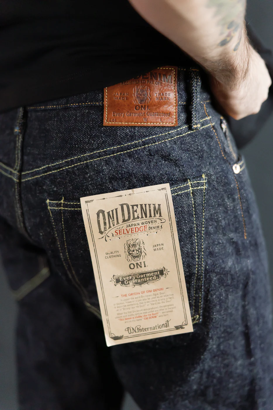 288-DIZR - 20oz "Dark Indigo Secret Denim" Selvedge Jeans - Classic Straight - Image 17