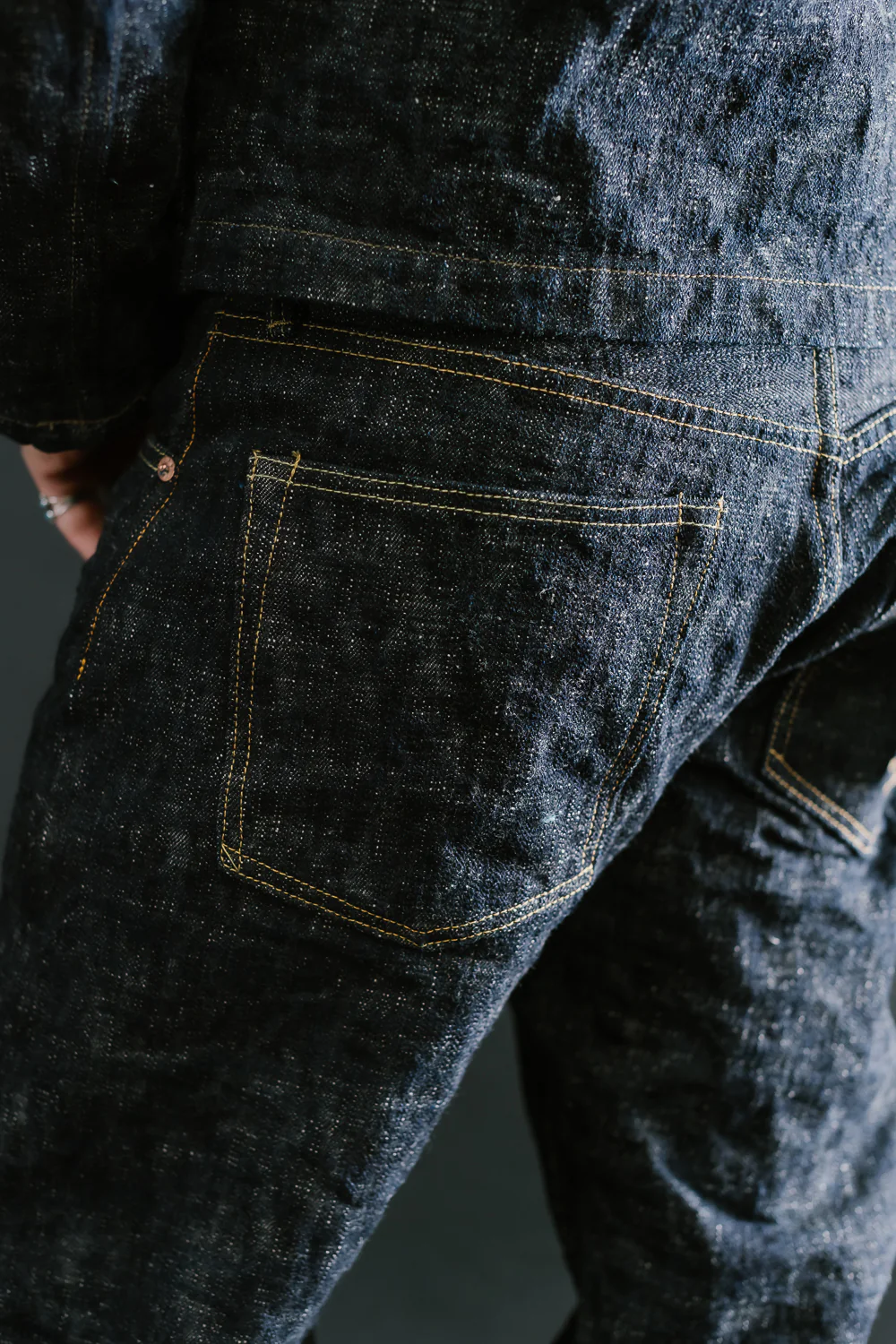 288-KA - 17oz "Kasuri" Slub Selvedge Denim - Classic Straight - Image 24