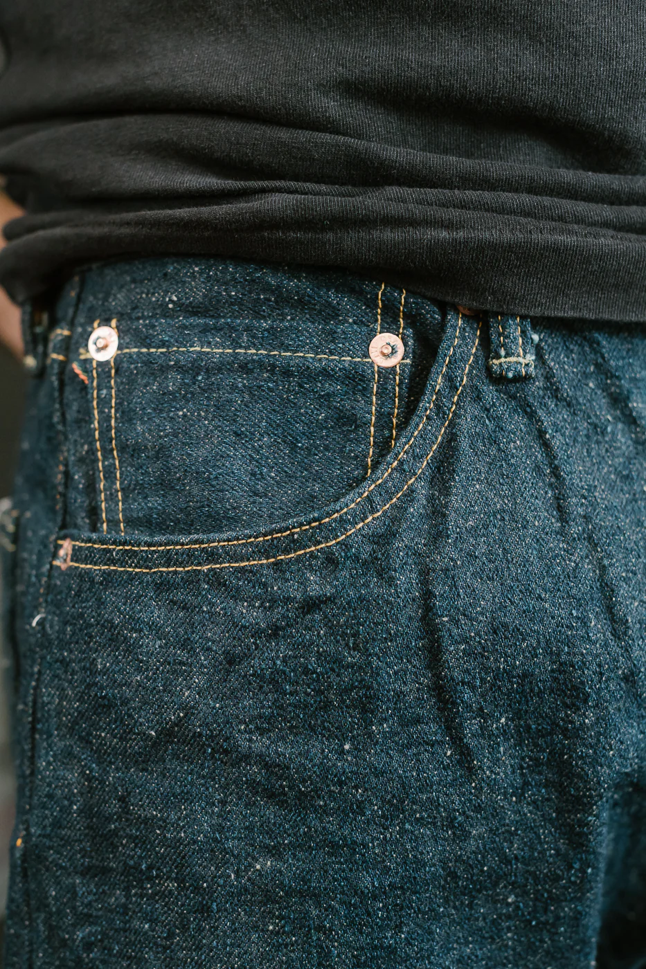 288CCD-GOLV - 15oz "Concrete Denim Grey Olive" Selvedge Denim - Classic Straight - Image 18