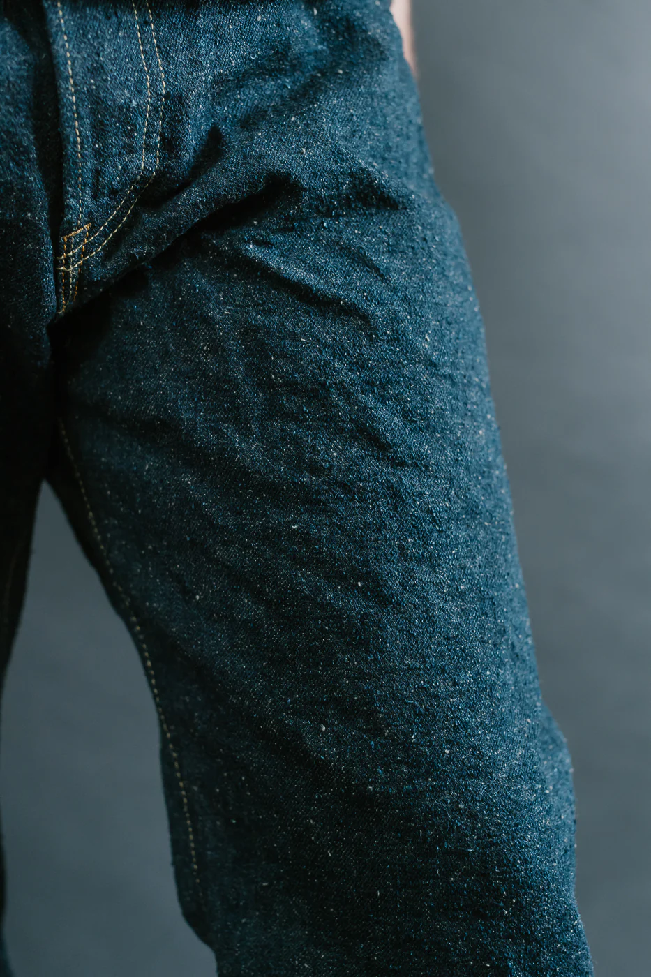 288CCD-GOLV - 15oz "Concrete Denim Grey Olive" Selvedge Denim - Classic Straight - Image 19