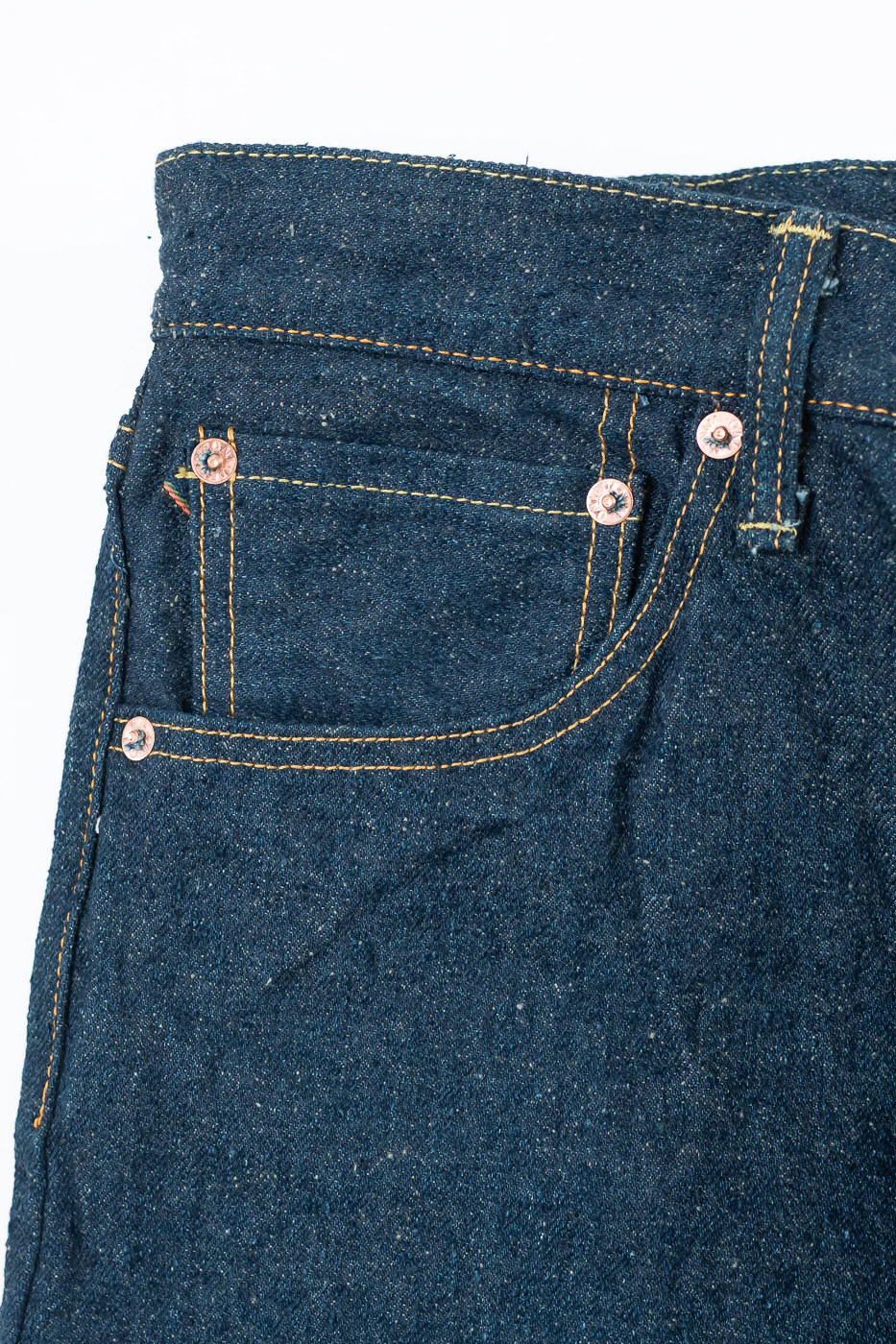 288CCD-GOLV - 15oz "Concrete Denim Grey Olive" Selvedge Denim - Classic Straight - Image 3