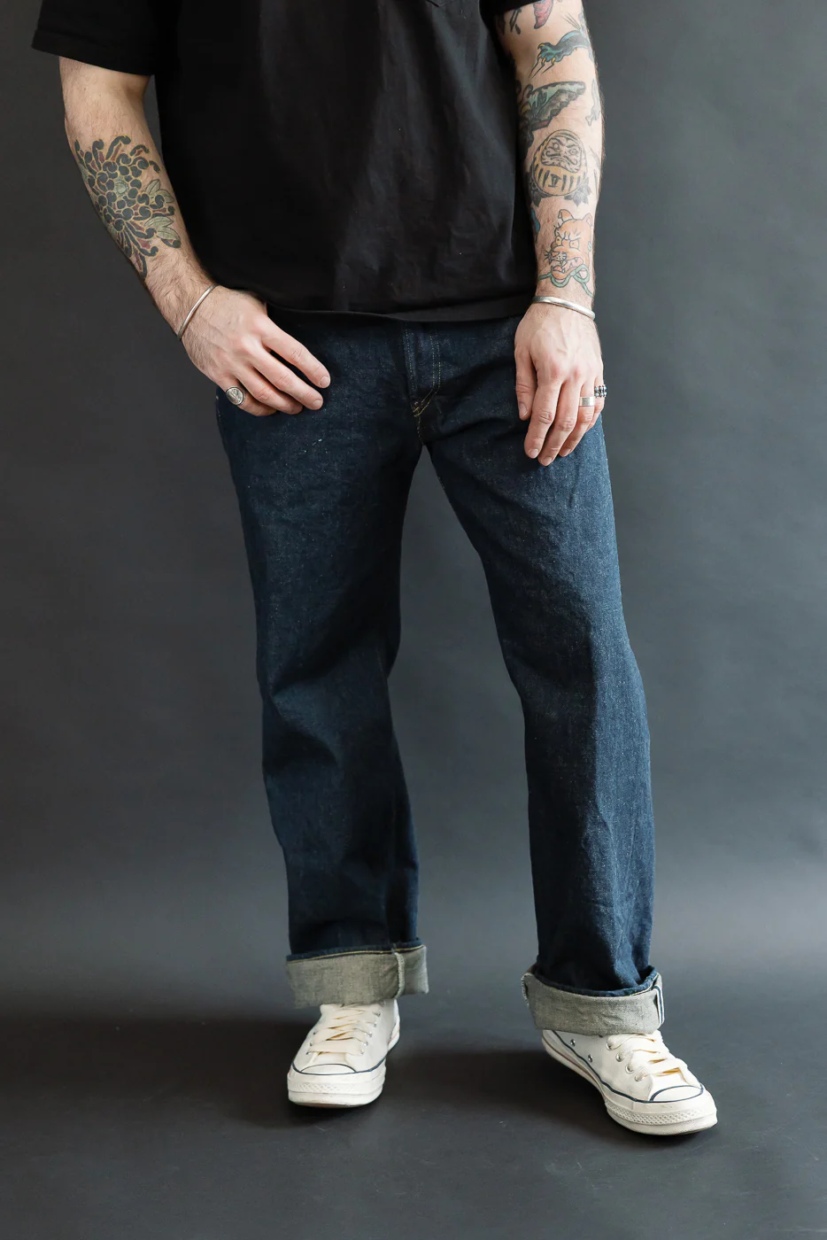 295-ISHIKAWADAI - 15oz Selvedge Cinch-Back Denim - Loose Straight - Image 11