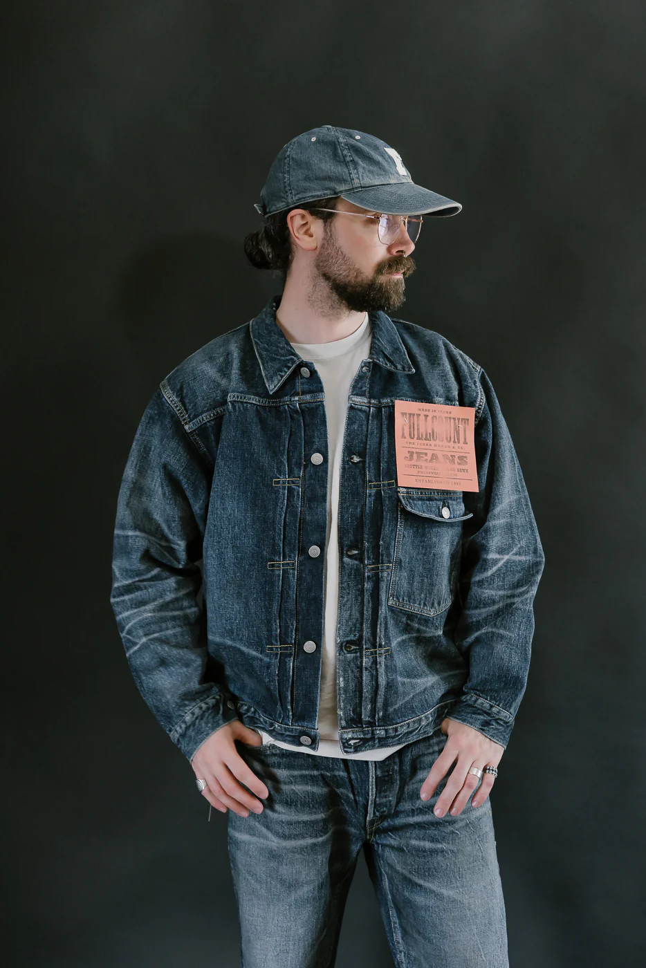 2978D-2107 - 13.7oz "More Than Just Fear" Indigo Selvedge - Type I - Image 15