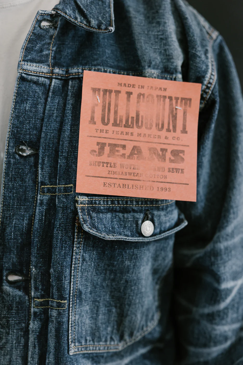2978D-2107 - 13.7oz "More Than Just Fear" Indigo Selvedge - Type I - Image 18