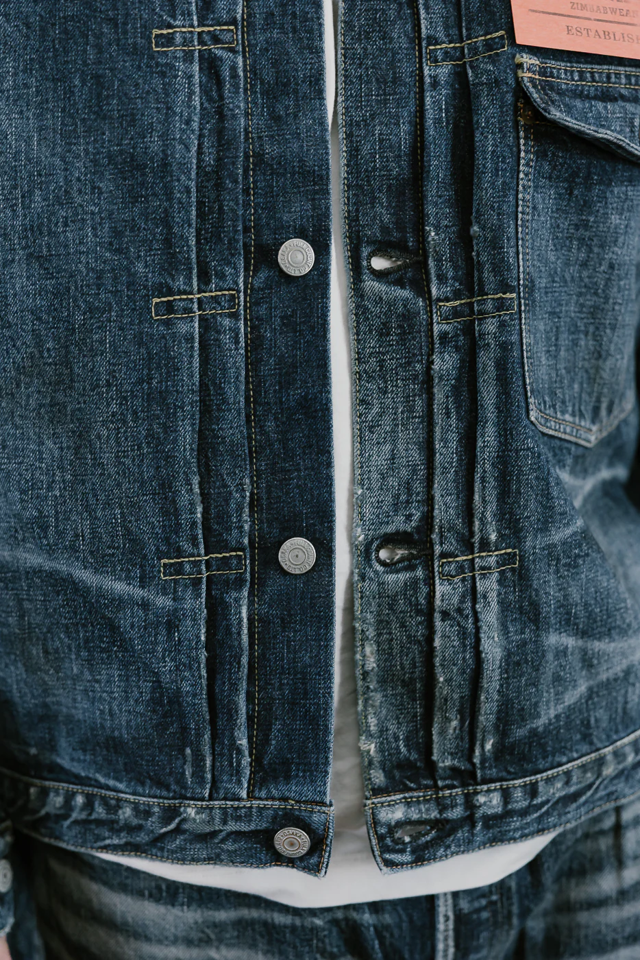 2978D-2107 - 13.7oz "More Than Just Fear" Indigo Selvedge - Type I - Image 19