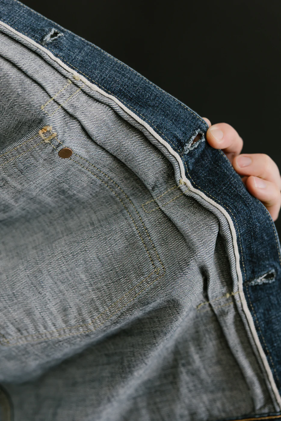 2978D-2107 - 13.7oz "More Than Just Fear" Indigo Selvedge - Type I - Image 25