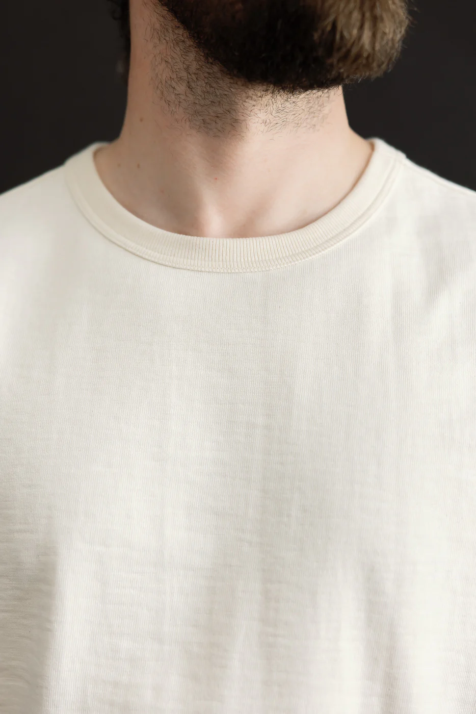2S14.02 - 10.7oz Loopwheeled Heavy T-Shirt Relaxed Fit - Nature - Image 15