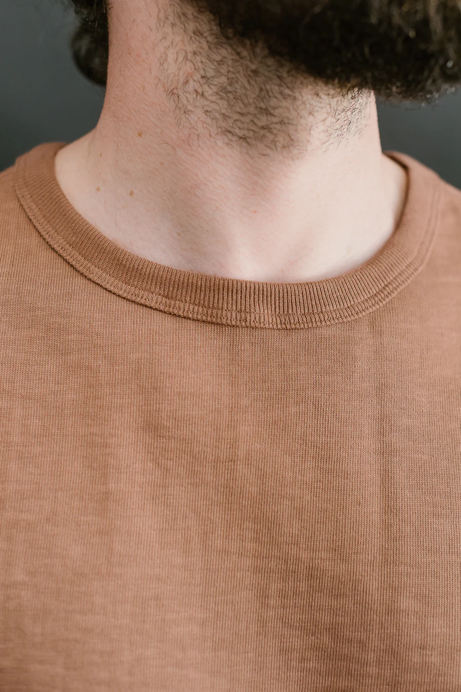 2S14.12 - 10.7oz Loopwheeled Heavy T-Shirt Relaxed Fit - Nut - Image 16