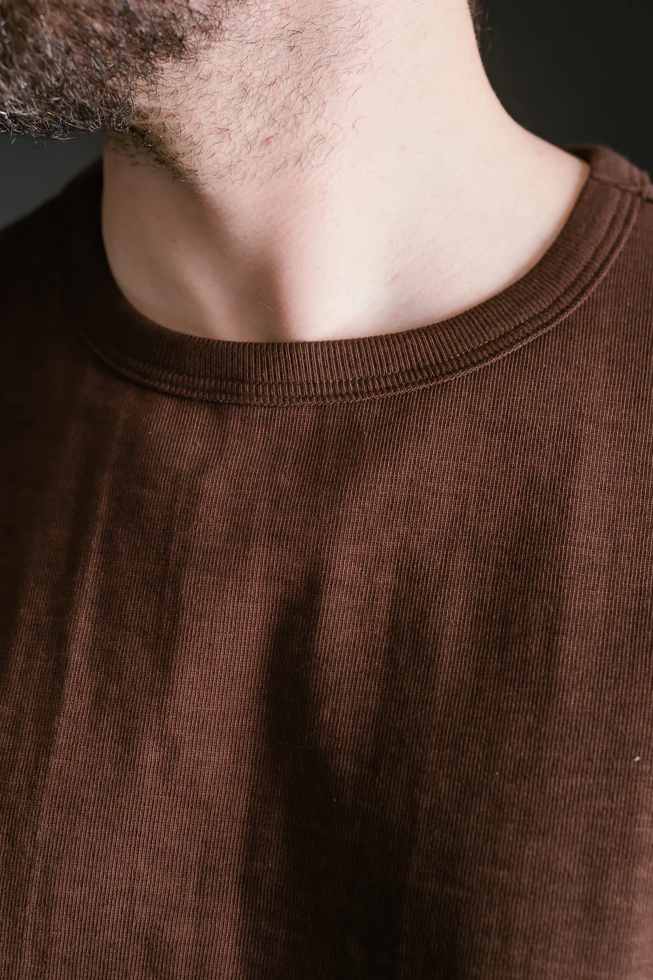 2S14.19 - 10.7oz Loopwheeled Heavy T-Shirt Relaxed Fit - Coffee - Image 15