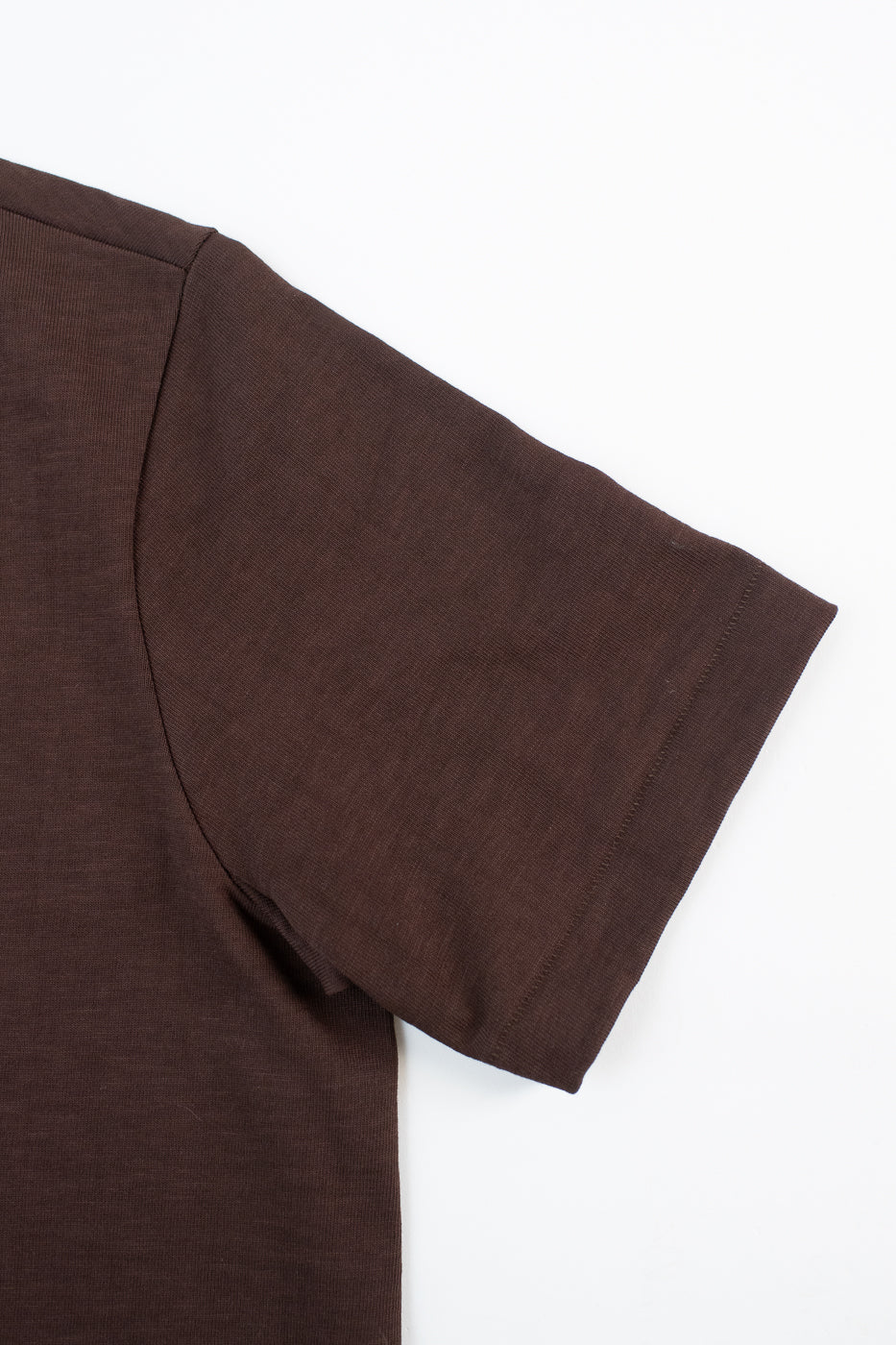 2S14.19 - 10.7oz Loopwheeled Heavy T-Shirt Relaxed Fit - Coffee - Image 3