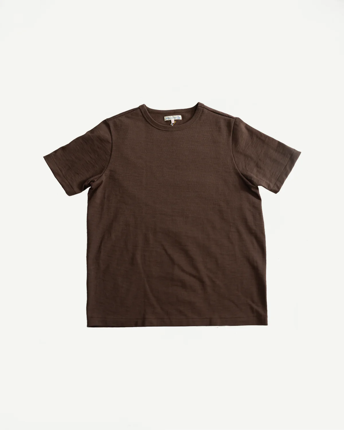 2S14.192 - 10.7oz Loopwheeled Heavy T-Shirt Relaxed Fit - Chocolate