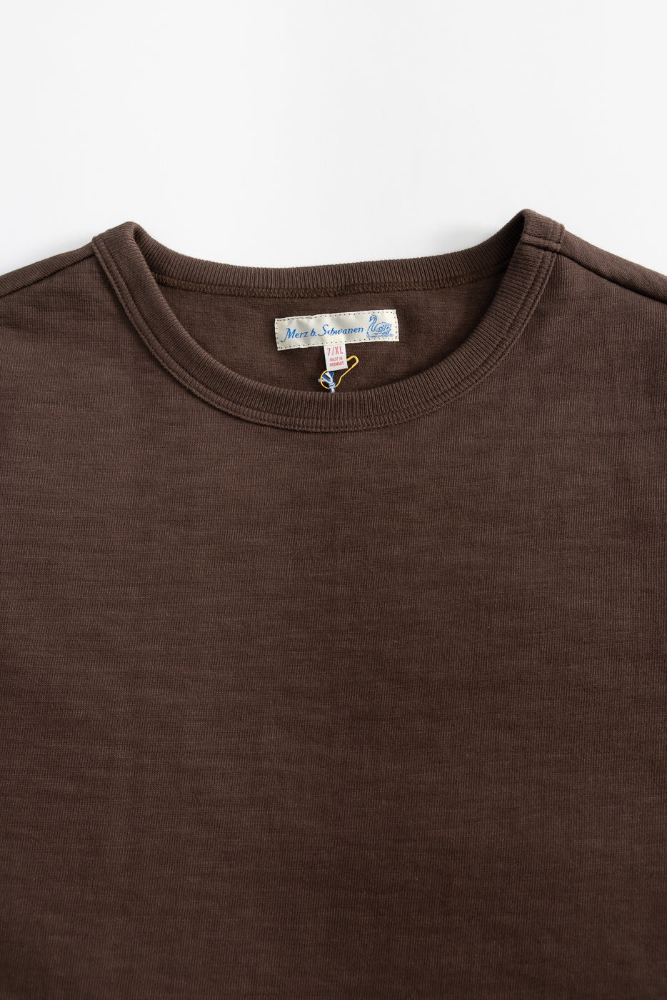 2S14.192 - 10.7oz Loopwheeled Heavy T-Shirt Relaxed Fit - Chocolate - Image 2