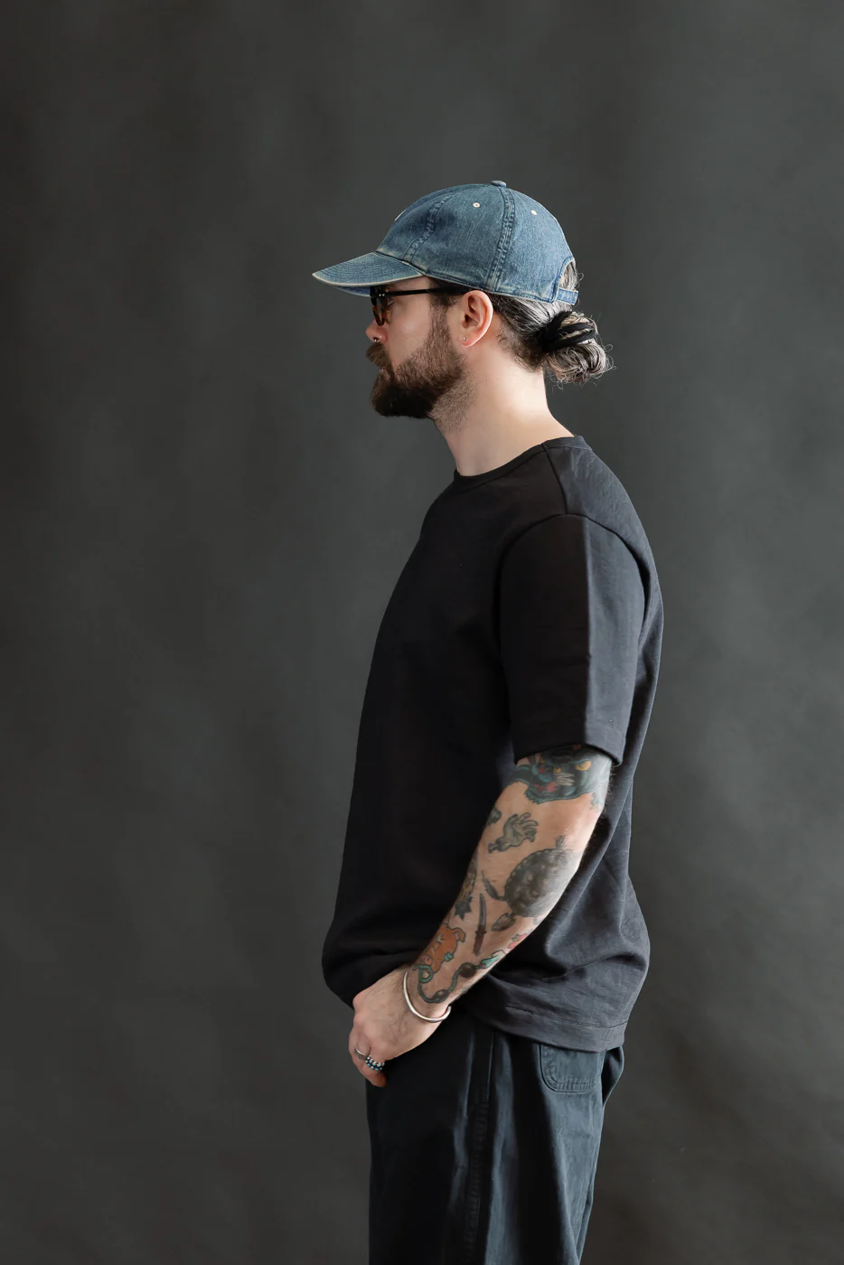 2S14.98 - 10.7oz Loopwheeled Heavy T-Shirt Relaxed Fit - Charcoal - Image 13