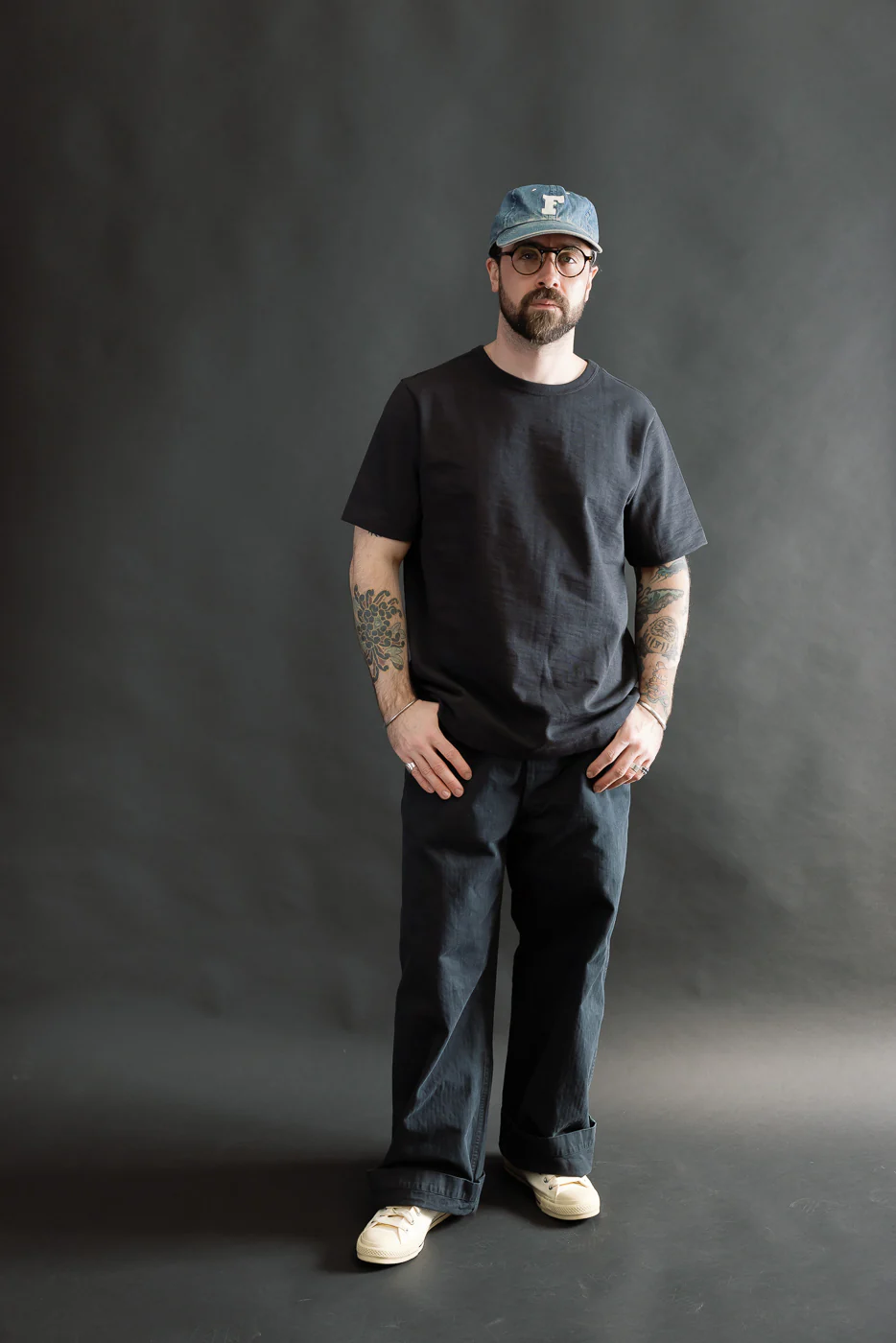 2S14.98 - 10.7oz Loopwheeled Heavy T-Shirt Relaxed Fit - Charcoal - Image 6