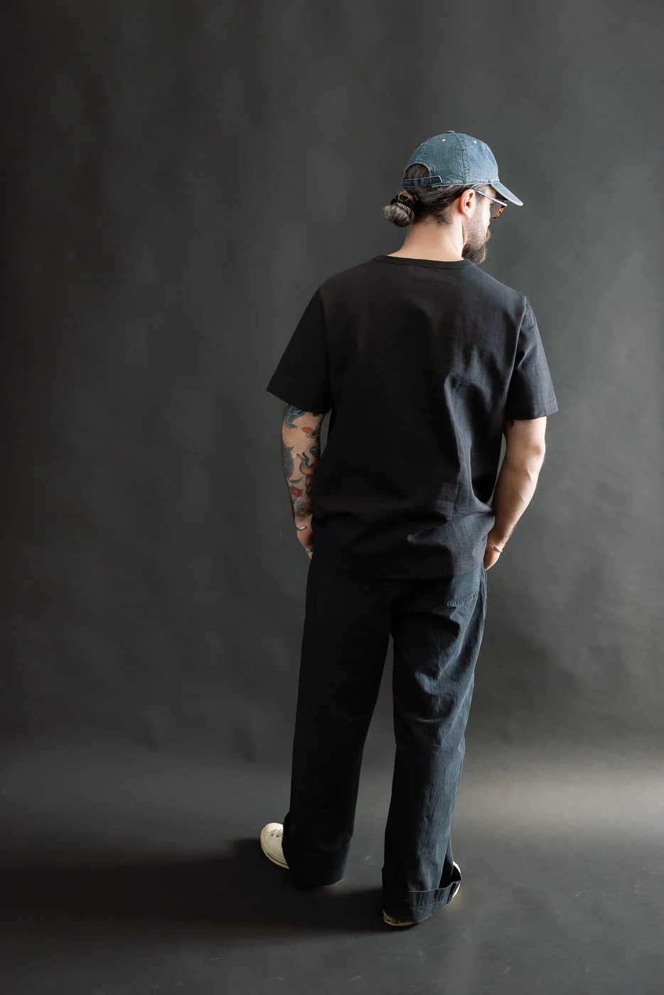 2S14.98 - 10.7oz Loopwheeled Heavy T-Shirt Relaxed Fit - Charcoal - Image 8