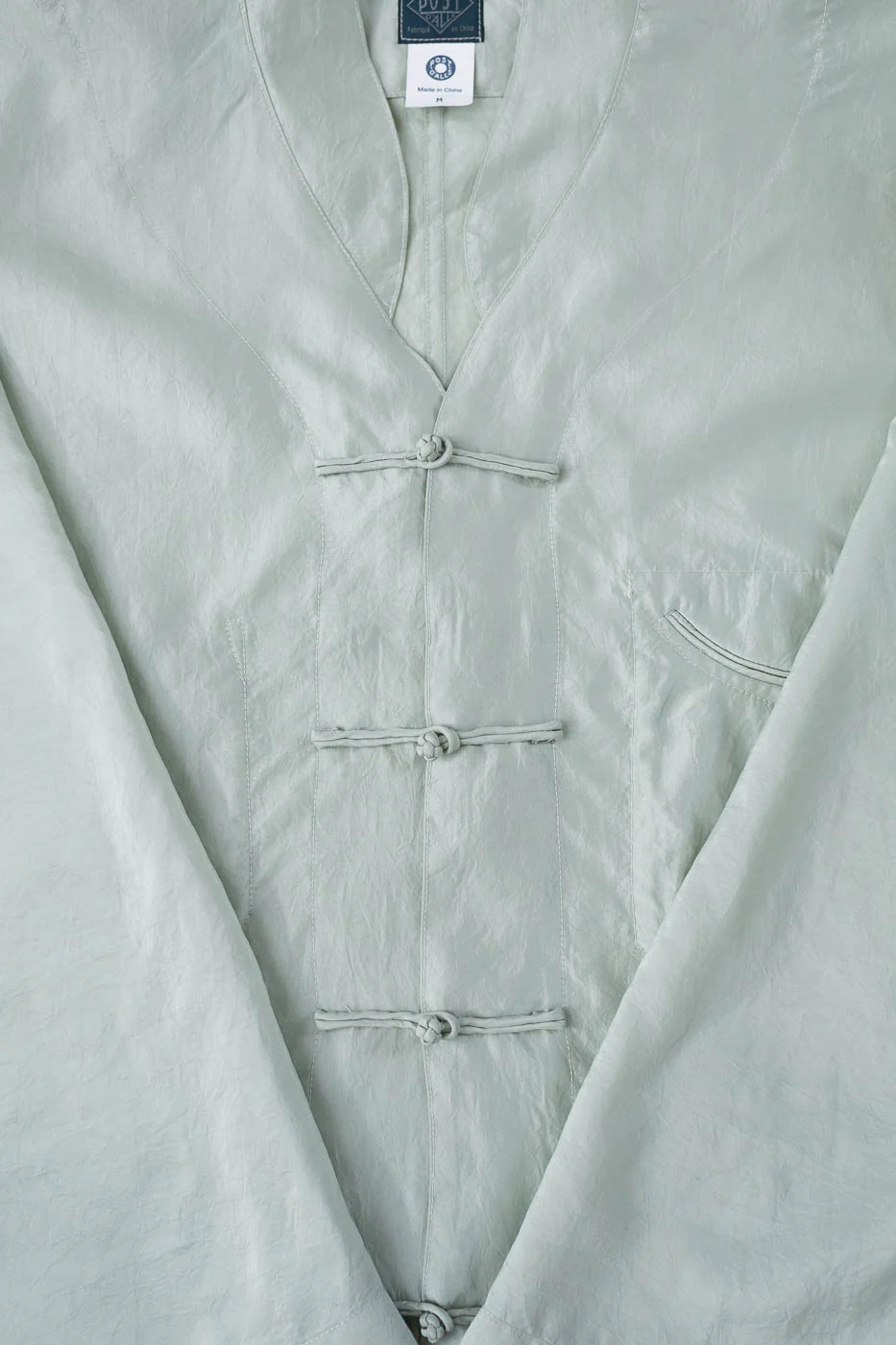 3117-MTG - Post Chinois De Luxe Metallic Taffeta - Green - Image 3