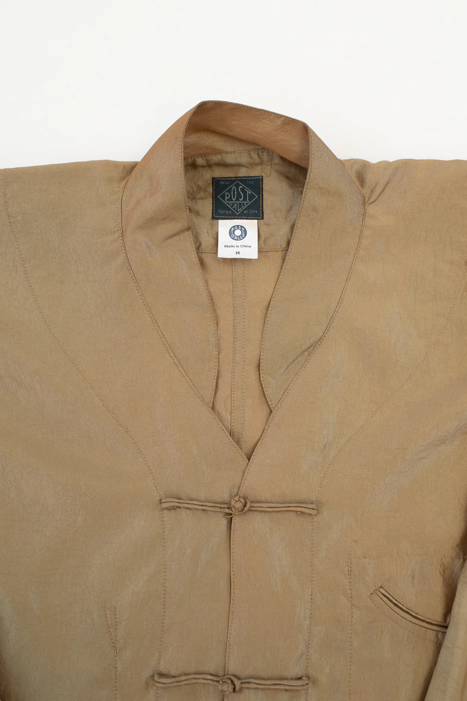 3117-MTK - Post Chinois De Luxe Metallic Taffeta - Khaki - Image 2