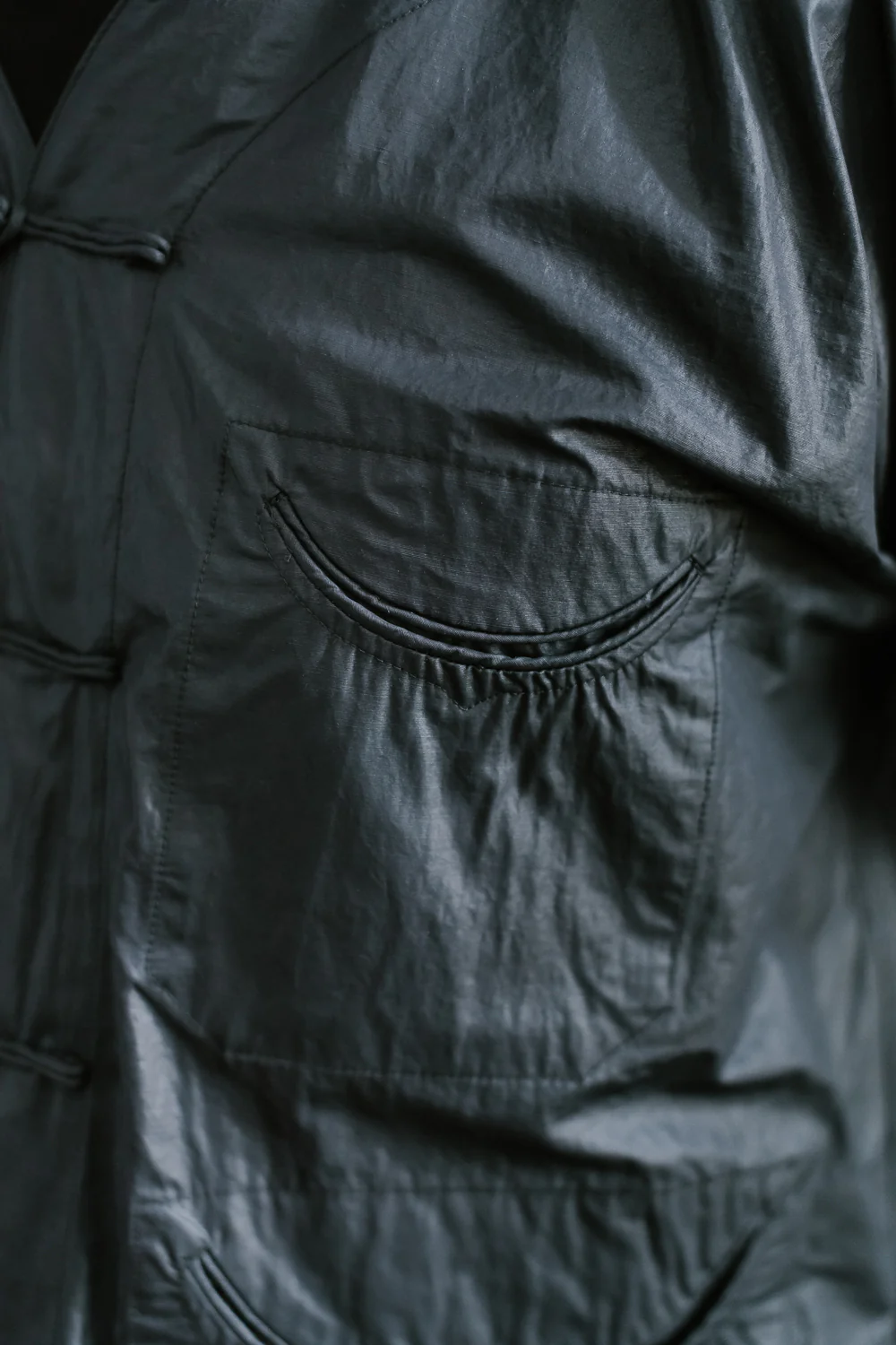 3117-WTB - Post Chinois De Luxe Waxy Taffeta - Black - Image 20