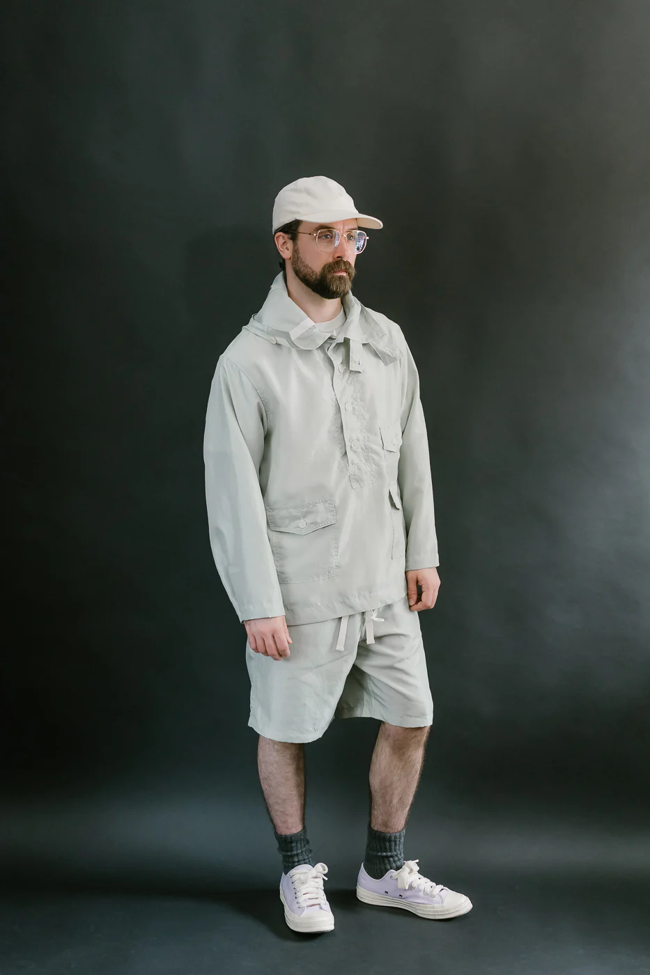 3127-MTG - Town & Country Parka Metallic Taffeta - Green - Image 7