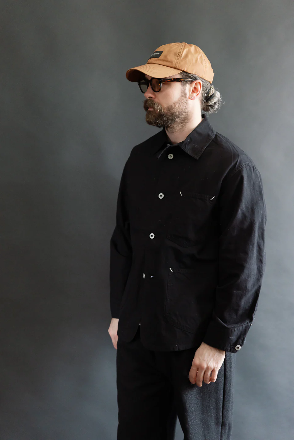 3133-NT - Post 46 Coverall Nep Twill - Black - Image 10