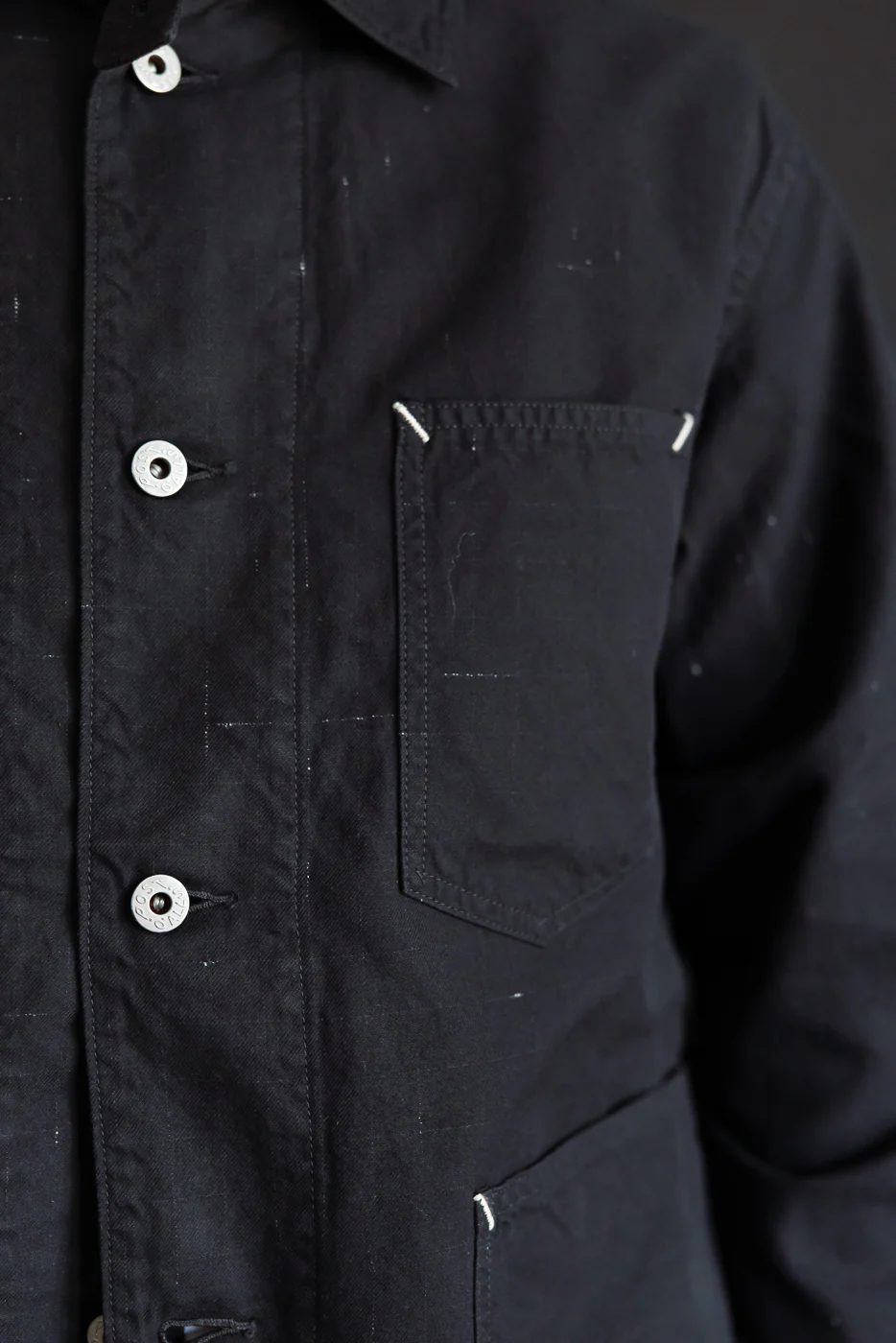 3133-NT - Post 46 Coverall Nep Twill - Black - Image 19