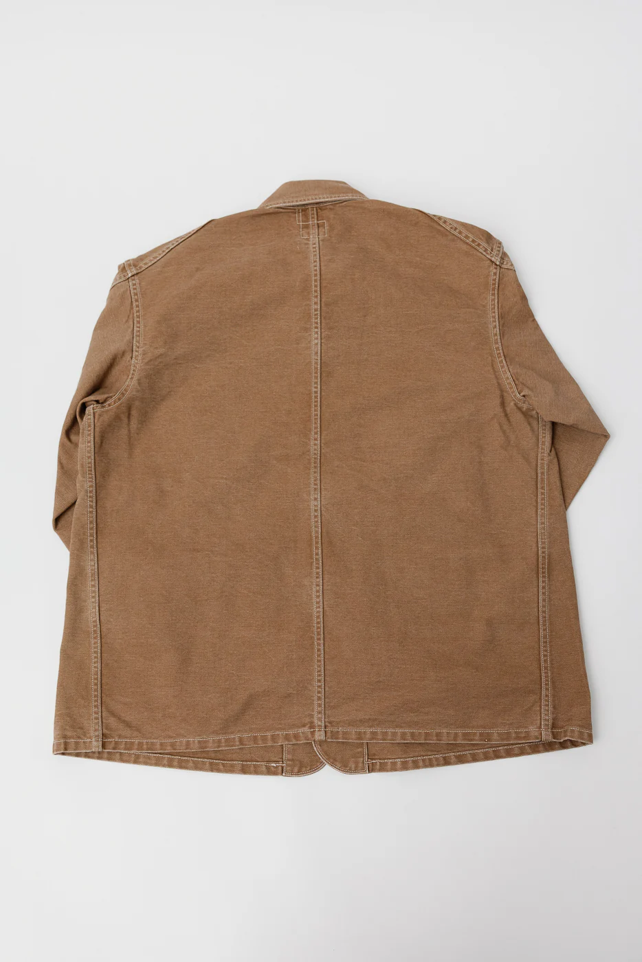 3133-PCR - Post 46 Coverall Pigment Dyed Canvas - Washed Brown - Image 5
