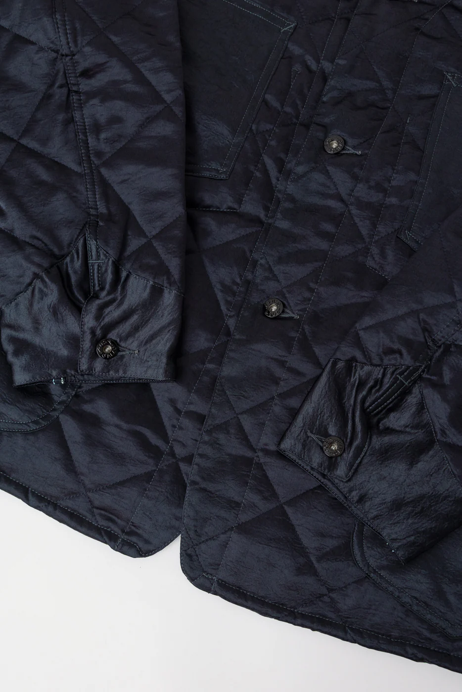 3134DV-ASD - Post 47 Quilted Acetate Sateen Coverall - Dark Grey - Image 4