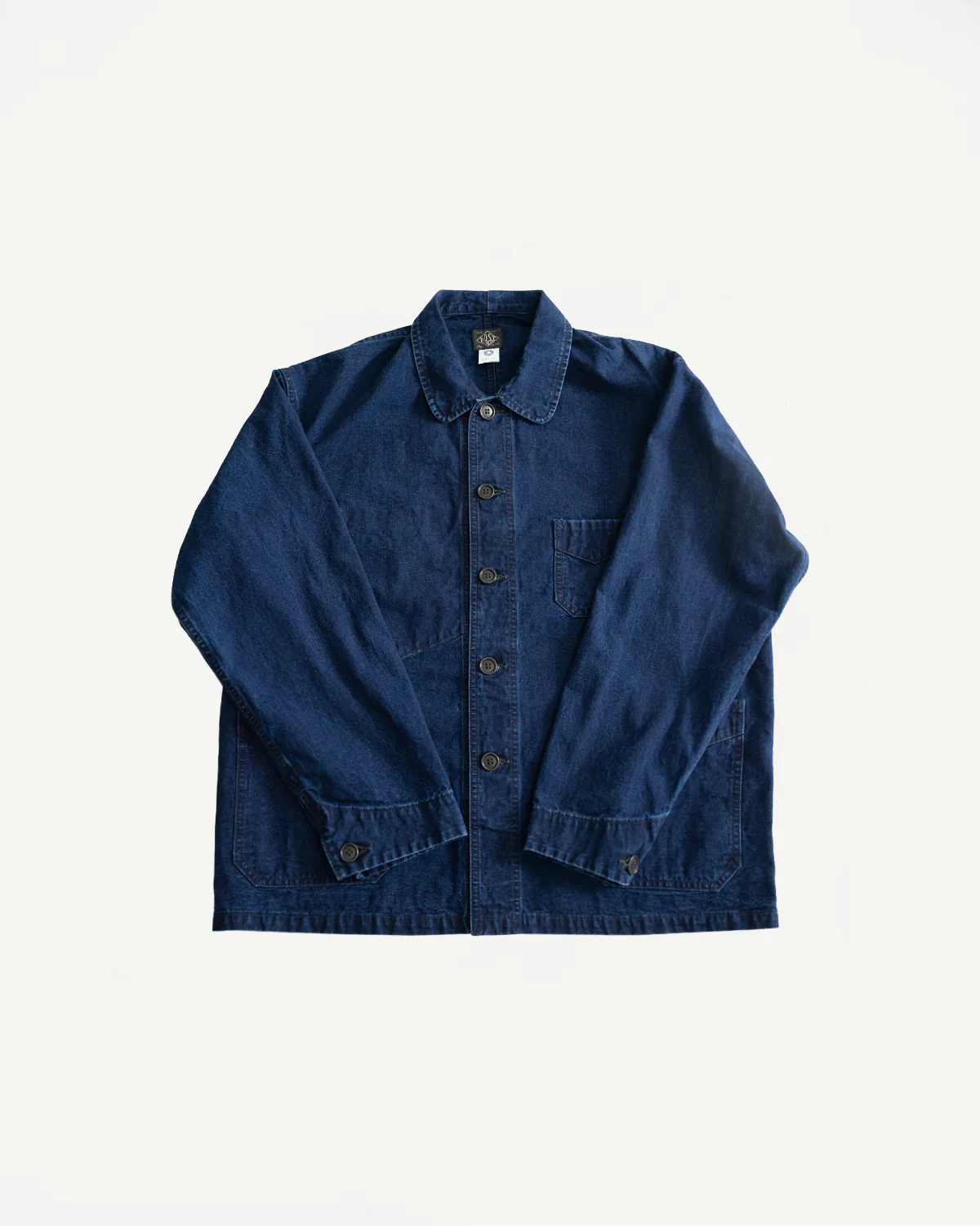 3135-VIC - Post Chinois Travail 2 Vintage Canvas - Deep Washed Indigo
