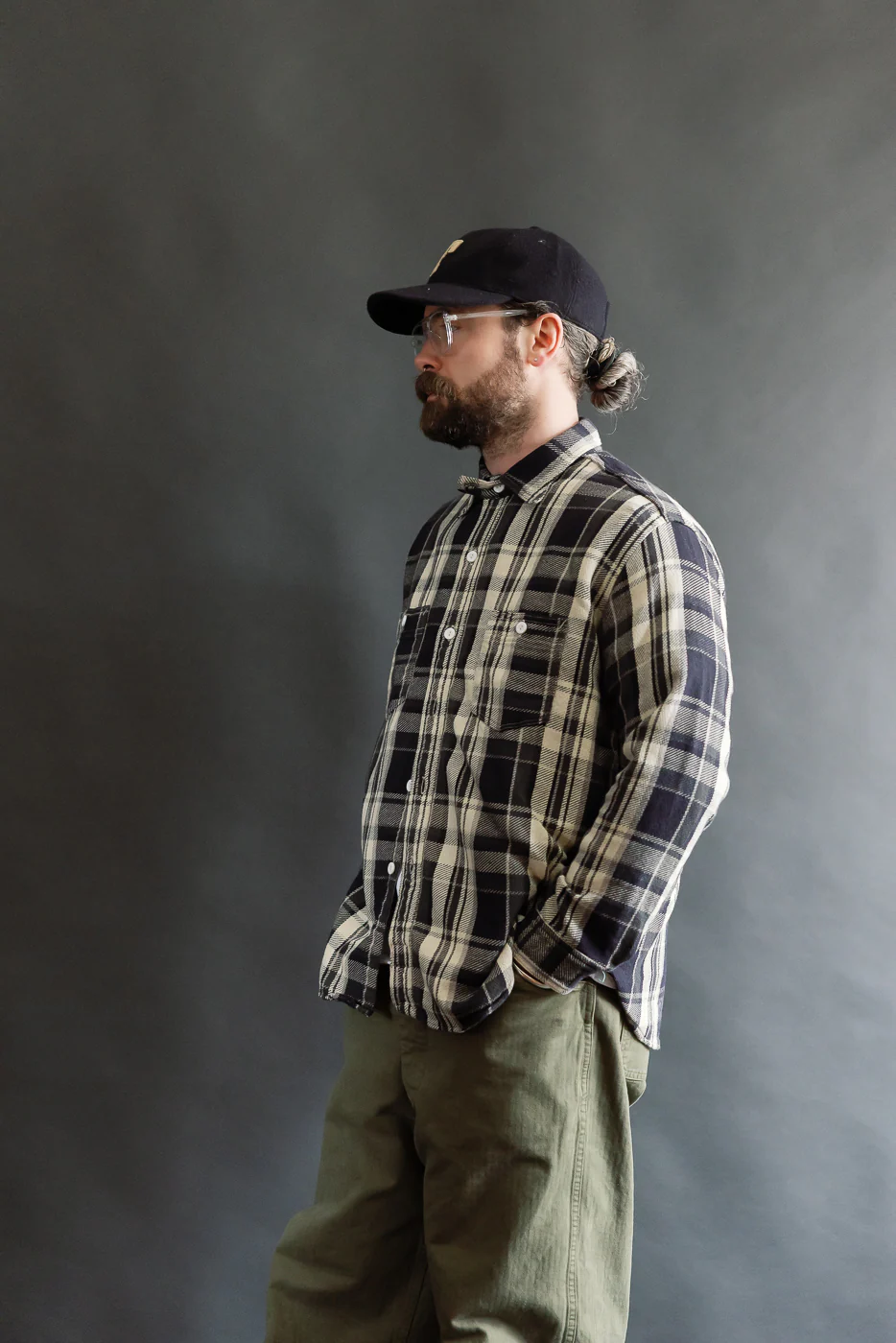 3217-FP1 - St. Louis Cotton Flannel Plaid - Grey - Image 10