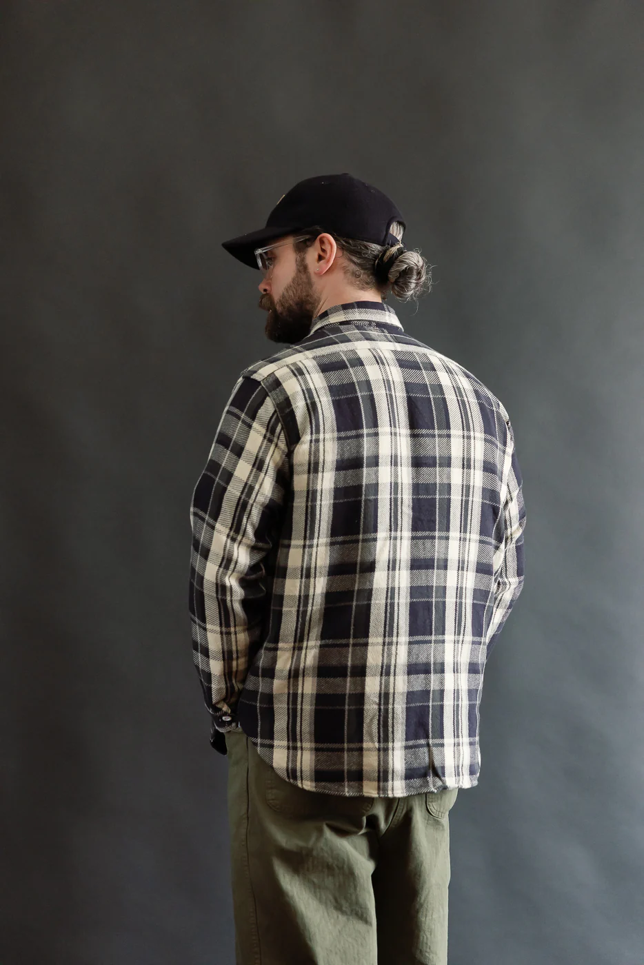 3217-FP1 - St. Louis Cotton Flannel Plaid - Grey - Image 11