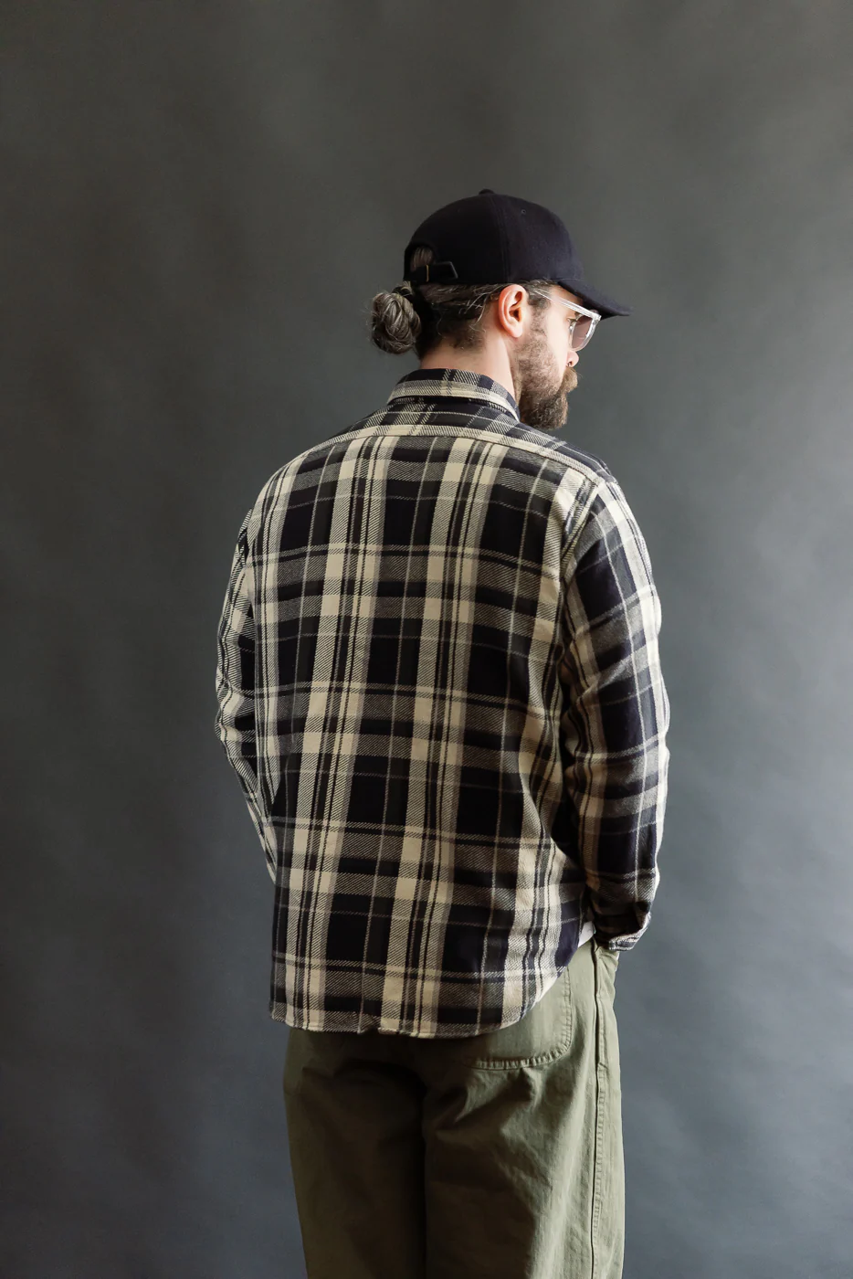 3217-FP1 - St. Louis Cotton Flannel Plaid - Grey - Image 12