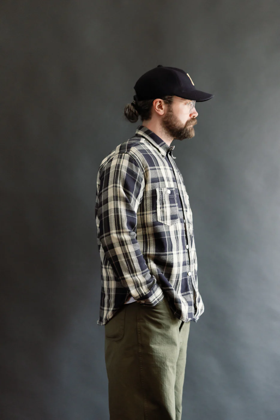 3217-FP1 - St. Louis Cotton Flannel Plaid - Grey - Image 13