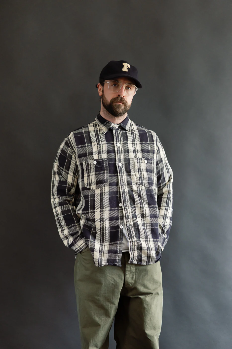 3217-FP1 - St. Louis Cotton Flannel Plaid - Grey - Image 14